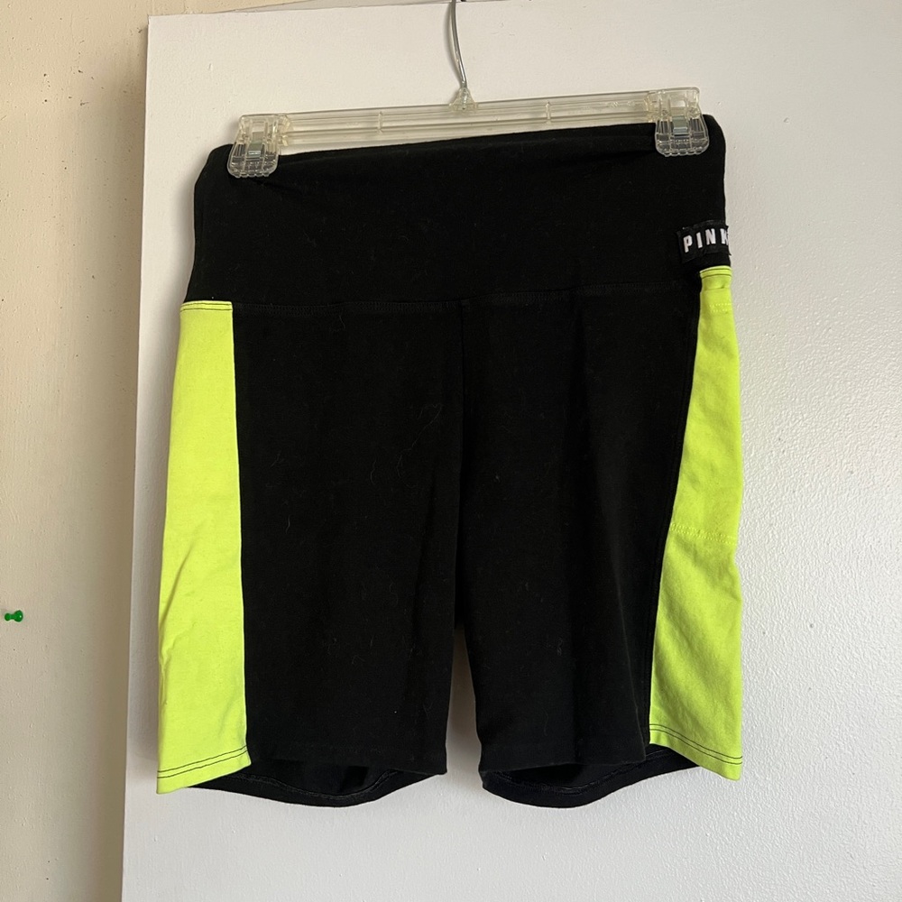 PINK biker shorts